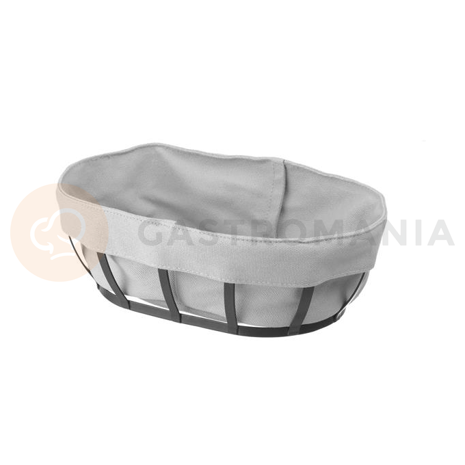 Košík na pečivo s textilní vložkou, 250x160x75 mm, oválný | HENDI, 427125