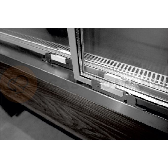 Zavřený chladící regál, dřevěné provedení 1960x700x2020 mm | RAPA, RCh-SR D