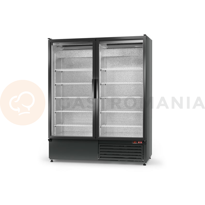 Chladící skříň jednostranně prosklená s křídlovými dveřmi, spodní agregát, 3. tř., 1600x720x2000 mm | RAPA, SCh - S 1600 ecoline