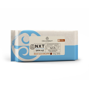 Bez mléka, veganská světlá čokoláda NXT Dairy-free 42,3 %, sáček 10 kg | CALLEBAUT, CHM-Q42-DFR-01B