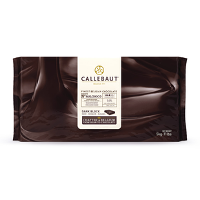 Hořká čokoláda bez cukru 54% 5 kg blok | CALLEBAUT, MALCHOC-D-123