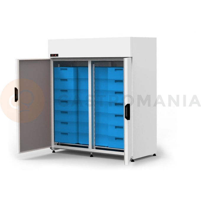 Chladící skříň na 21 nábod EURO 2 s křídlovými dveřmi, horní agregát, 3 kl., 1600x800x2020 mm | RAPA, SCh - Z 1600 21-E2