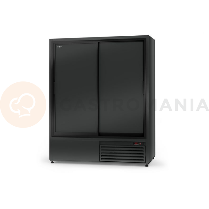Chladicí skříň s posuvnými dveřmi, dolní agregát, 4 kl., nerezový vnitřní prostor a opláštění, 1400x745x1980 mm | RAPA, SCh - ZR 1400 ecoline