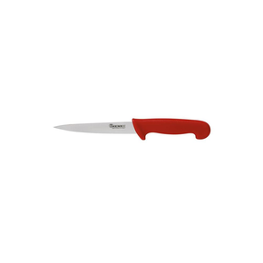 Nůž porcovací HACCP červený 15 cm | HENDI, 842522