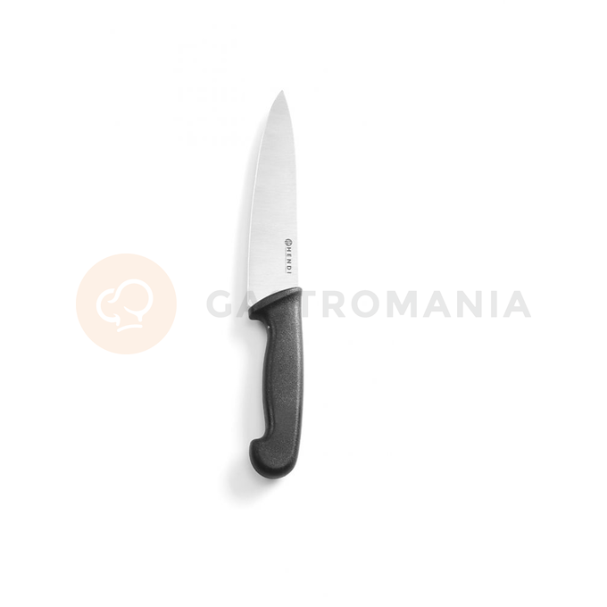 Nůž kuchařský Standard černý 18 cm | HENDI, Kitchen Line
