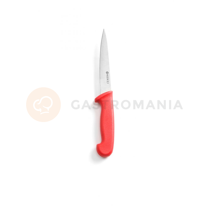 Nůž porcovací HACCP červený 15 cm | HENDI, 842522