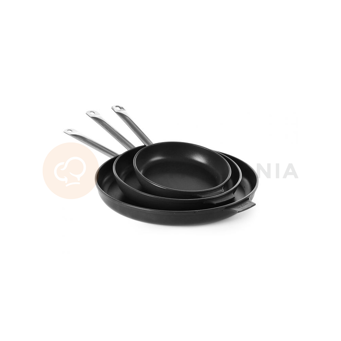 Patelnia z aluminium oraz z powłoką tytanową, średnica: 36 cm | HENDI, Profi Line
