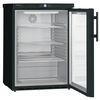 Chladící skříň vestavná s dynamickým  chlazením, se skleněnými dveřmi, 148 l, 600x615x830 mm             | LIEBHERR, FKUv 1613 744 Premium