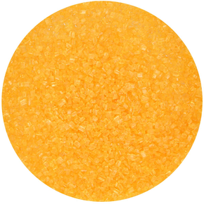 Cukier barwiony - kryształy, posypka 80 g, pomarańczowy | FUNCAKES, F52130