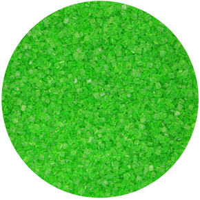 Cukr barevný - krystaly, sypání 80 g, zelený | FUNCAKES, F52145