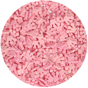 Cukrové sypání - princeznina koruna 45 g, růžová | FUNCAKES, F52240