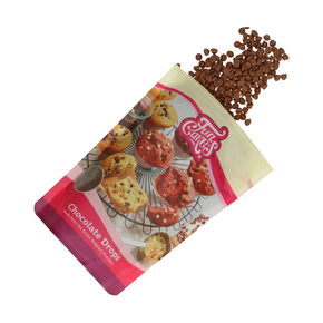 Dropsy z mlecznej czekolady do pieczenia 350 g | FUNCAKES, F30125