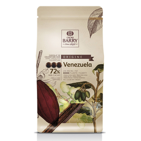 Hořká čokoláda - kuvertura Venezuela Origine 72%, 2,5 kg balení | CACAO BARRY, CHD-P72VEN-E4-U70