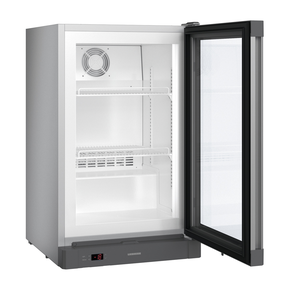 Mrazící skříň s dynamickým chlazením, uvnitř z nerezové oceli a prosklenými dveřmi,  93 l, 497x558x816 mm                                             | LIEBHERR, Fv 913 Premium