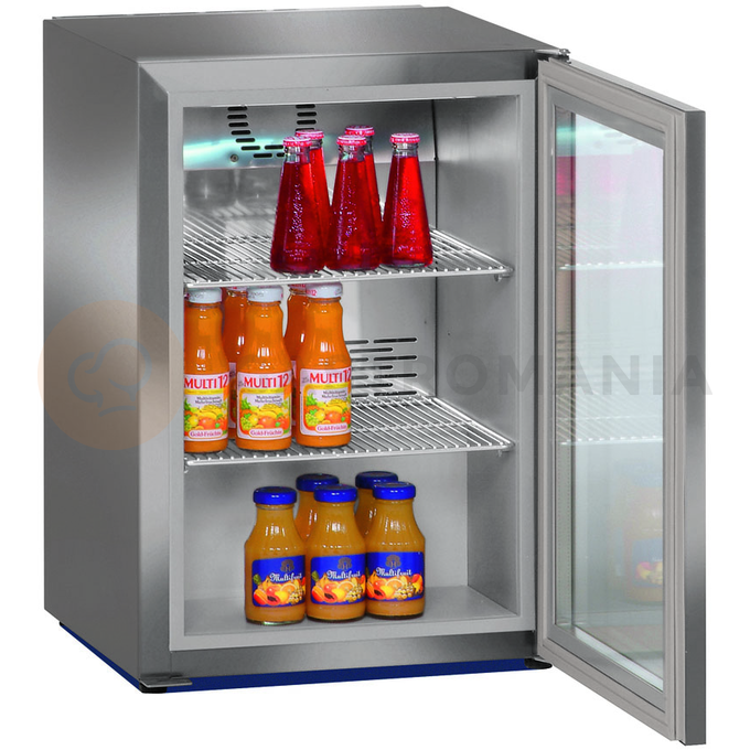 Chladící skříň s dynamickým  chlazením, se skleněnými dveřmi,  44 l, 425x450x612 mm                 | LIEBHERR, FKv 503 Premium