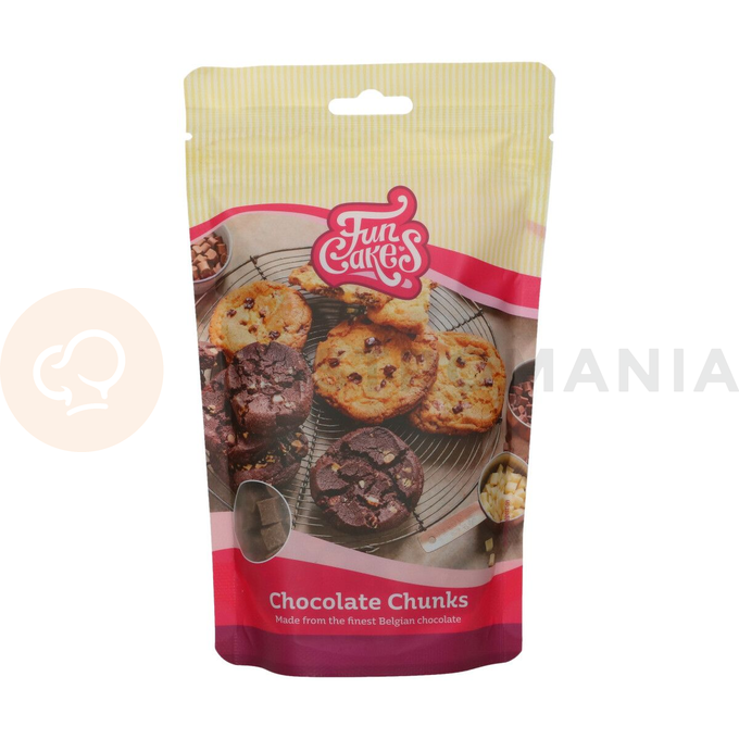 Kousky mléčné čokolády na pečení 350 g | FUNCAKES, F30140