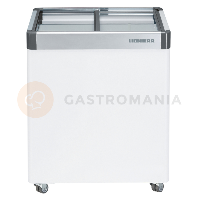 Zamrażarka skrzyniowa komercyjna z przeszkloną rozsuwaną pokrywą i chłodzeniem statycznym, 80 l, 751x481x825 mm | LIEBHERR, EFE 1152