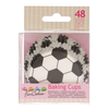 Košíčky na cupcake, průměr 5 cm, 48 ks fotbal | FUNCAKES, FC4021