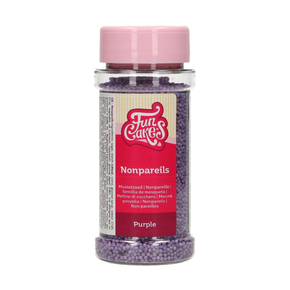 Dekorační sypání Nonpareils 80 g, fialová | FUNCAKES, F51500