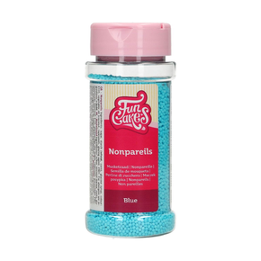 Dekorační sypání Nonpareils 80 g, modrá | FUNCAKES, F51525