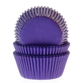 Košíčky na cupcake, průměr 5 cm, 50 ks fialová | HOUSE OF MARIE, HM4650