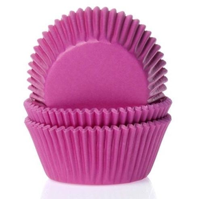 Košíčky na cupcake, průměr 5 cm, 50 ks růžová | HOUSE OF MARIE, HM0060