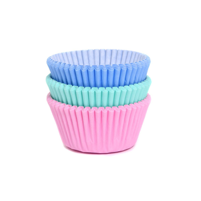 Košíčky na cupcake, průměr 5 cm, 75 ks tři pastelové barvy | HOUSE OF MARIE, HM7557