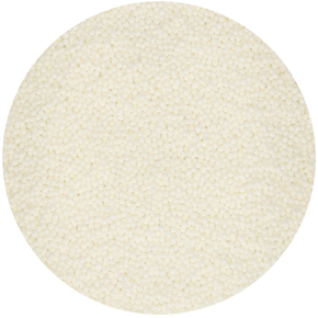 Dekorační sypání Nonpareils 80 g, bílá | FUNCAKES, F51515