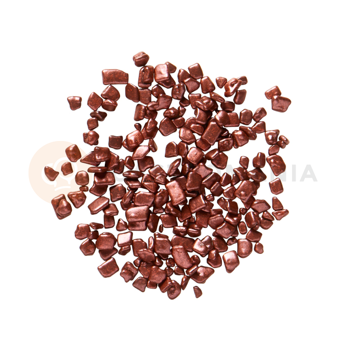 Čokoládové sypání metalické, měděné, ChocRocks&amp;#x2122;, 0,6 kg | MONA LISA, CHK-VS-22124E0-999