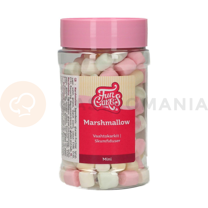 Dekorační sypání - mini Marshmallow 50 g, bílé, růžové, oranžové | FUNCAKES, F51100