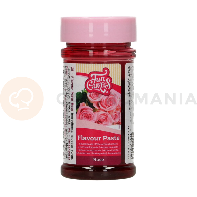 Dochucovací pasta s příchutí růže, 100 g | FUNCAKES, F56320