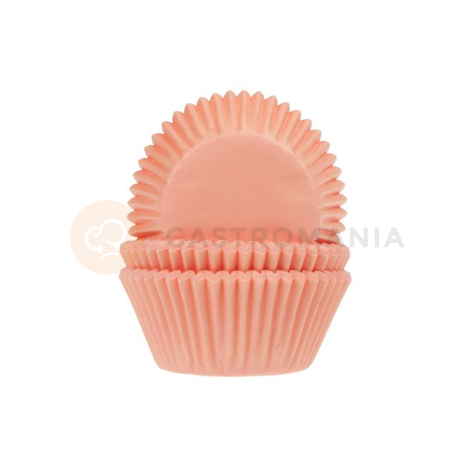 Košíčky na cupcake, průměr 5 cm, 50 ks meruňkové | HOUSE OF MARIE, HM5515