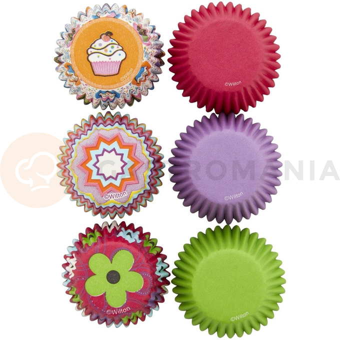 Košíčky na mini cupcake nebo pralinky, průměr 3,1 cm, 150 ks, mix barev | WILTON, 05-0-0035