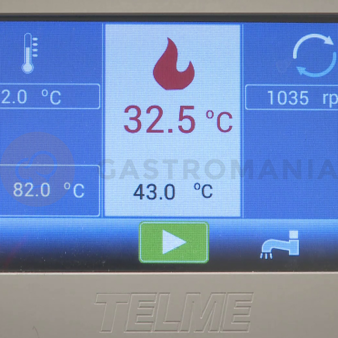 Pastér na zmrzlinu 30-60 l/cyklus - dotykové ovládání, chlazen vodou | TELME, Ecomix T 60