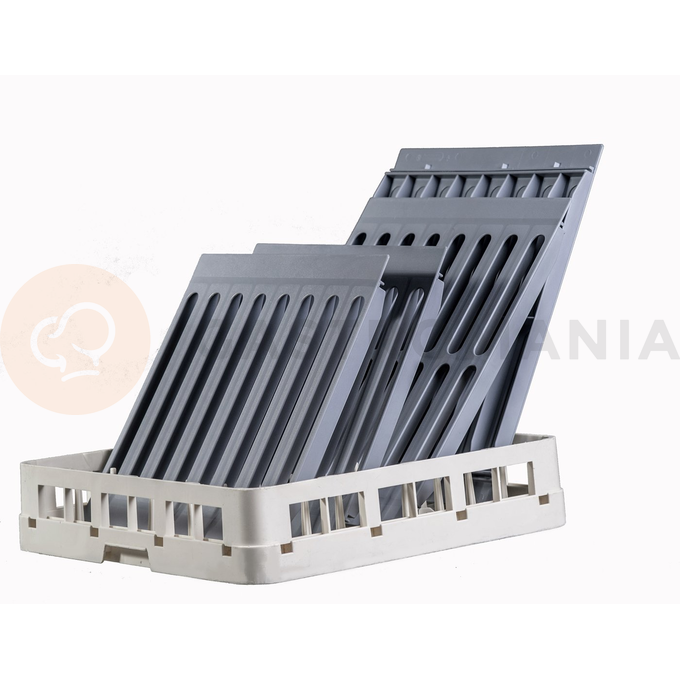 Regał aluminiowo-polipropylenowy z 4 półkami, 1260x600x1800 mm | CHEFFY, Modular System