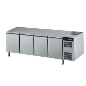Chladící stůl 4dvéřový 570 l, bez pracovní desky, 2190x675x800 mm | RILLING, AKT EK741 1600