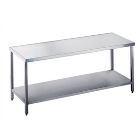 Pracovní stůl 1600x700x900 mm s pracovní deskou bez zadní lišty a policí | RILLING, ATZ 0716A 0000