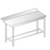 Vykládací stůl pro myčky nádobí z nerezové oceli 1000x700x850 mm | DORA METAL, DM-3248