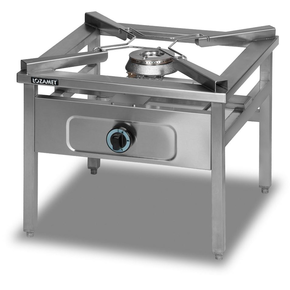 Taboret grzewczy gazowy 9 kW, 580x580x500 mm | LOZAMET, GLTA.58.0/9