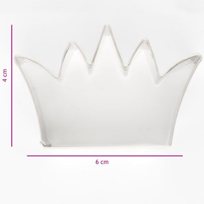 Vykrajovátko ve tvaru koruny, 6x4 cm | COOKIE CUTTER, K022056