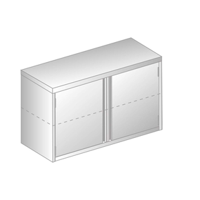 Závěsná skříňka z nerezové oceli 1000x300x600 mm | DORA METAL, DM-3314