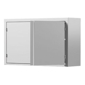 Závěsná skříňka z nerezové oceli s křídlovými dveřmi 1000x300x600 mm | ASBER, HC-103-HD