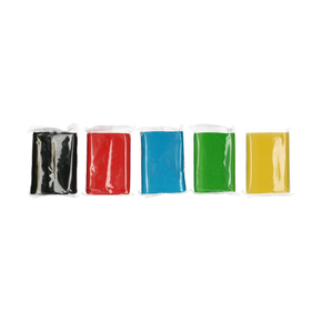 Zestaw lukrów plastycznych Multipack 5x 100 g, kolory podstawowe | FUNCAKES, F20350
