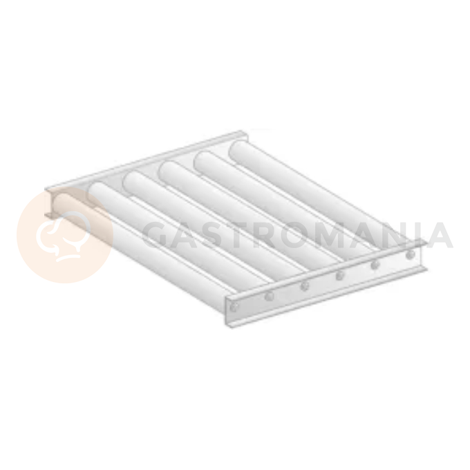 Válečková vložka pro nakládací a vykládací stoly 300x548 mm | DORA METAL, DM-3274
